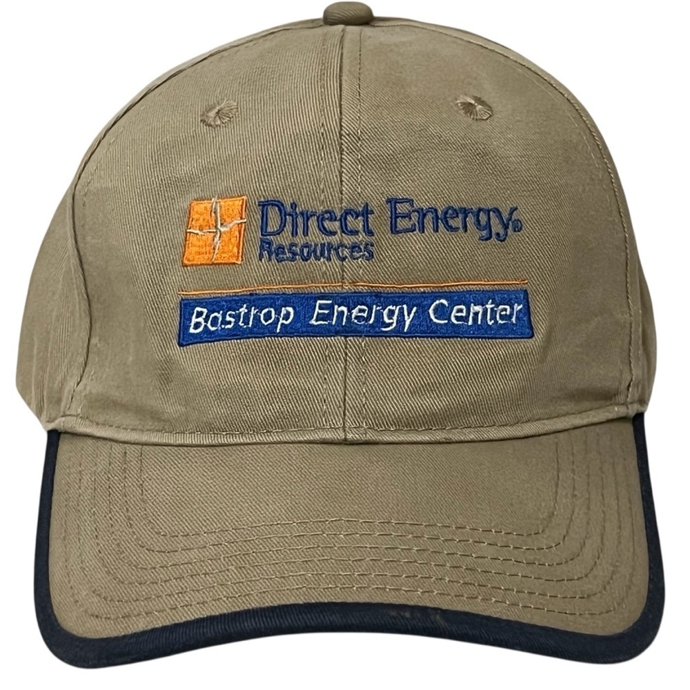 Direct Energy Resources Adjustable Tan Cotton Cap by Harriton